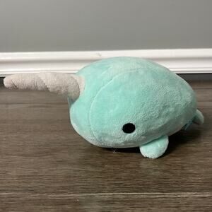 Bellzi Teal‎ Narwhali the Narwhal Plush